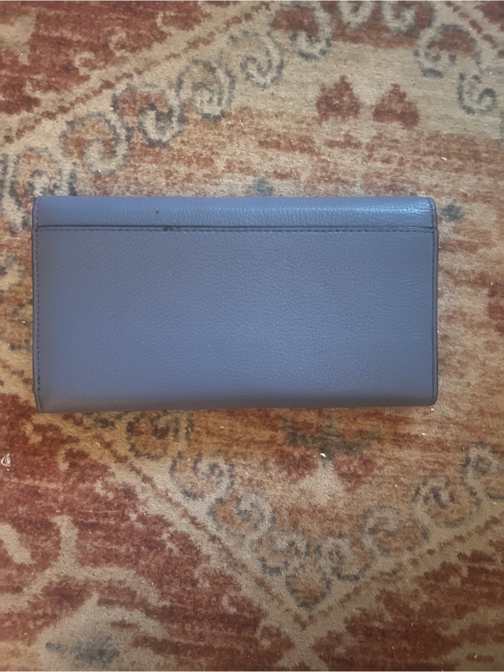kate spade navy pebbled leather continental wallet - Picture 6 of 10